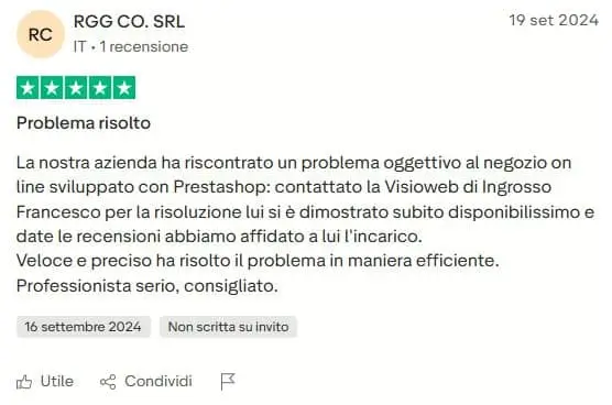 Supporto Prestashop, il miglior servizio: Recensioni